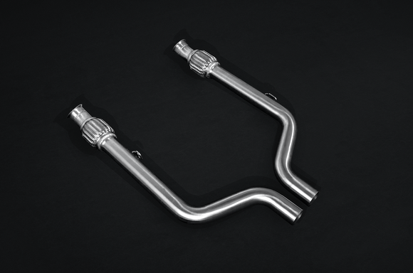 Mercedes E43AMG & E400 (A/C238) Valved Catback System, Mid Pipes, With CES-3