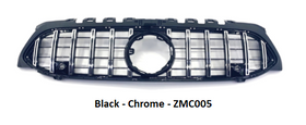 Zunsport Mercedes A Class W177 AMG GT-R Panamericana Style Front Grille - Black / Chrome ZMC005