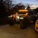 ORACLE Lighting Integrated Windshield Roof LED Light Bar System for Jeep Wrangler JL & Gladiator JT-20