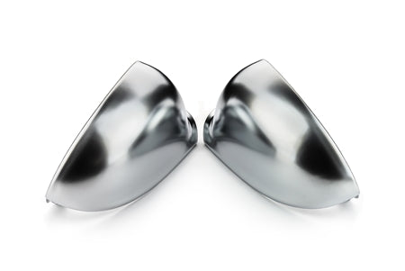 Velt Sport Brushed Aluminum Style Mirror Covers - VW / MK5 / Golf / GTi / R32 / Jetta / Mk6 JSW | Mk5-ALUM-005