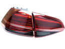 Mk7.5 Golf/GTi Facelift European LED Dynamic Cherry Red Genuine Tail Light Set-1