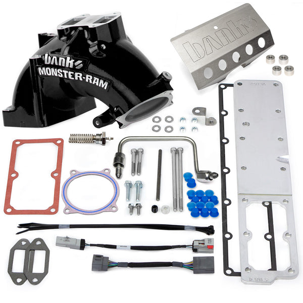 Banks Power 2007.5-2012 Ram 6.7L Monster-Ram Intake System Gen-2 w/Fuel Line - Black w/Heater System - 0