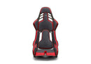 Recaro Podium CFK (CF/Kevlar) FIA/ABE Large/Left Hand Seat - Alcantara Blk/Leather Red-2