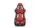 Recaro Podium CFK (CF/Kevlar) FIA/ABE Large/Right Hand Seat - Alcantara Red/Leather Blk-5