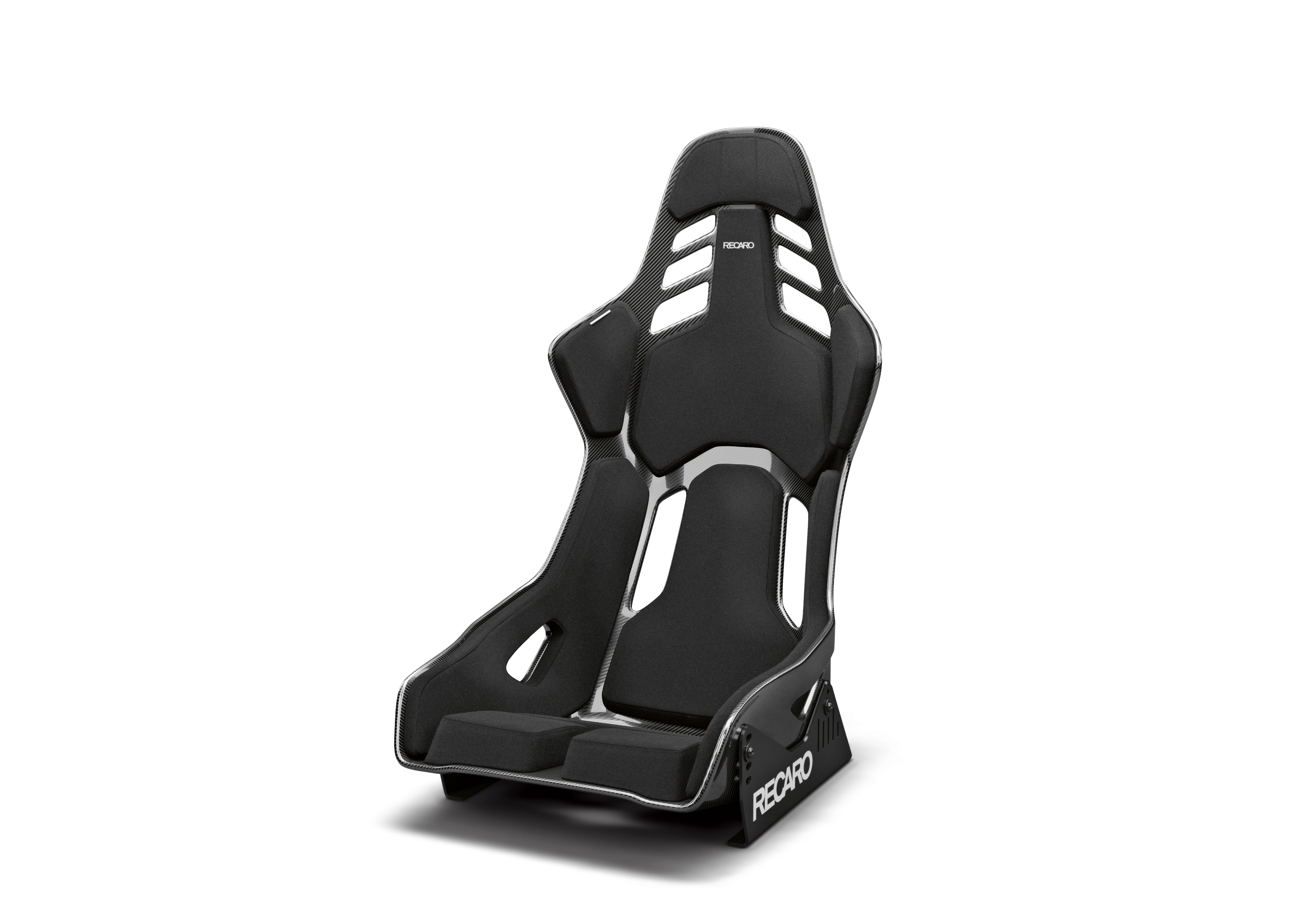 Recaro Podium CFK (CF/Kevlar) FIA/ABE Large/Left Hand Seat - Perlon Velour Blk
