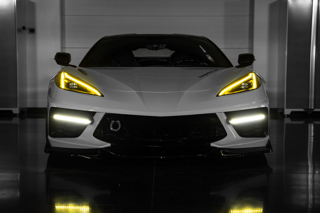 Motorsport+ C8 Corvette Race Style DRL LED Module Set - Yellow / Red / Blue