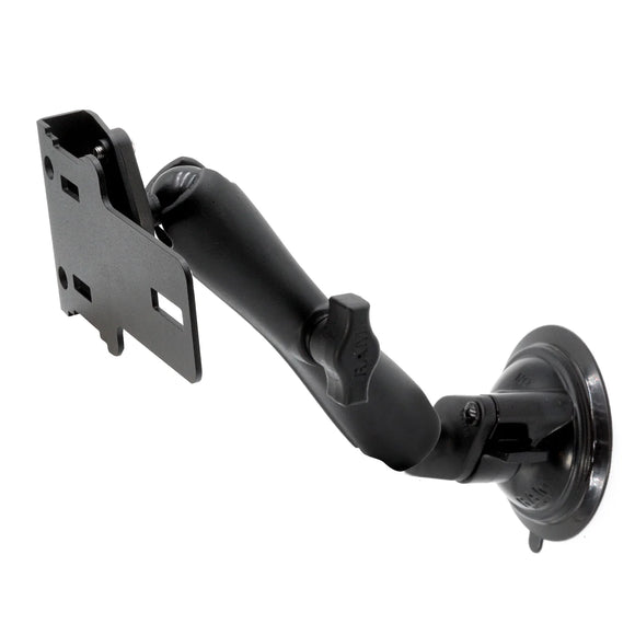 Rugged Radios RAM Suction Cup Mount for Handheld Radios - Radio and Hand Mic
