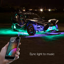 XK Glow LED Underglow Light Kit for Polaris Slingshot XKCHROME Smartphone App Controller (Standard)-2