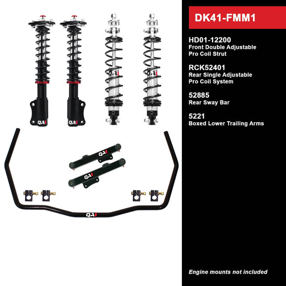 DK41-FMM1 DK41-FMM1 Level 1 Full Vehicle Drag Kit, 79-86 Mustang, W/ Shocks