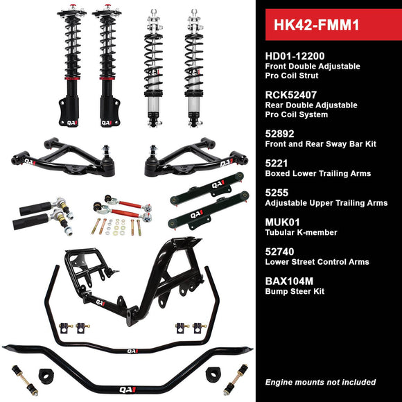 HK42-FMM1 Level 2 Full Vehicle Handling Kit, 79-86 Mustang, W/ Shocks