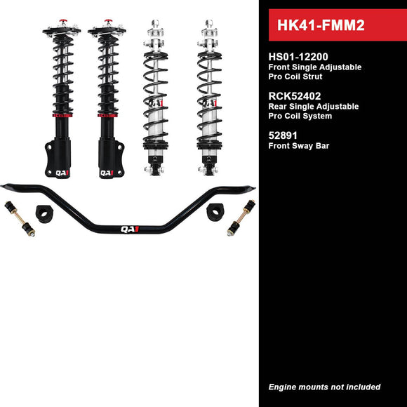 HK41-FMM2 Level 1 Full Vehicle Handling Kit, 87-89 Mustang, W/ Shocks