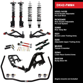 DK42-FMM4 DK42-FMM4 Level 2 Full Vehicle Drag Kit, 94-04 Mustang, W/ Shocks