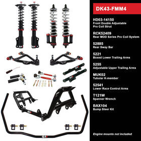 DK43-FMM4 DK43-FMM4 Level 3 Full Vehicle Drag Kit, 94-04 Mustang, W/ Shocks