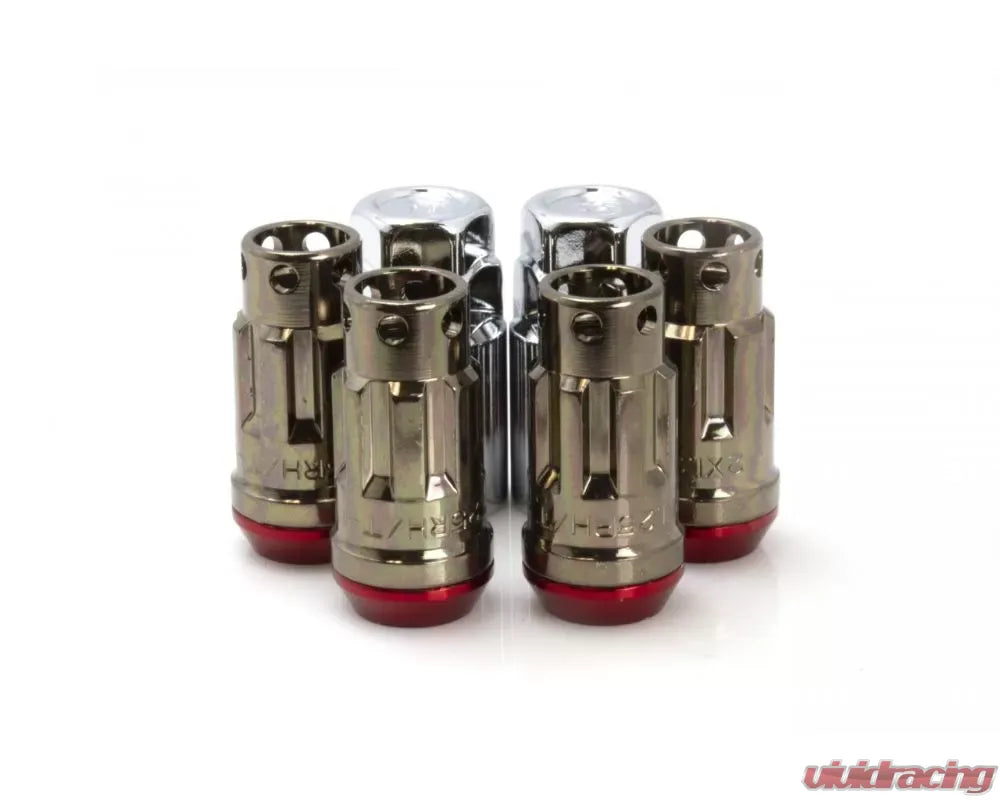 Muteki SR45S M12x1.50 Smoke Titanium Lock Set
