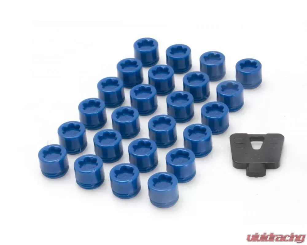 Muteki SR45S Yellow Closed End Caps 24pcs w/ Plastic Key Adapter