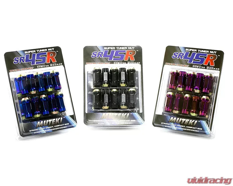 Muteki SR45R 12x1.5 45MM Red Lug Nuts