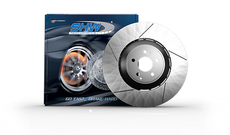 SHW 17-20 Porsche Panamera 4 3.0L w/20in Whl/Red Caliper w/o Ceramic Brake Right Rear Slot LW Rotor