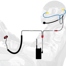 Rugged Radios NASCAR and IMSA Racing Communication System for Driver Only NASCAR / RDH16