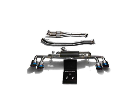 ARMYTRIX Titanium Valvetronic 90mm Exhaust System w/Race Y-Pipe & Nissan GT-R R35 2009-2021
