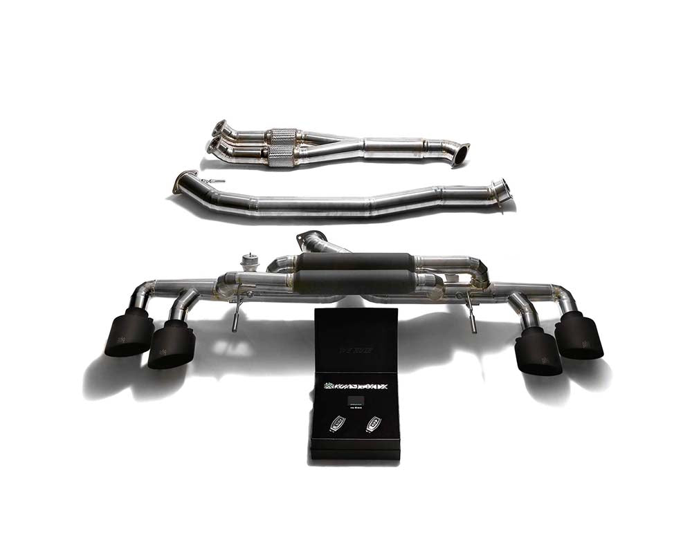 ARMYTRIX Titanium Valvetronic 90mm Race Exhaust System w/Race Y-Pipe & Nissan GT-R R35 2007-2021