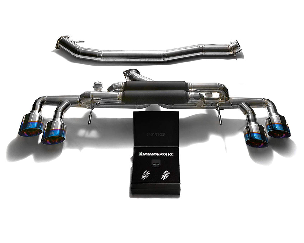 Armytrix Titanium 90mm Valvetronic Cat-Back | 2009-2021 Nissan GT-R
