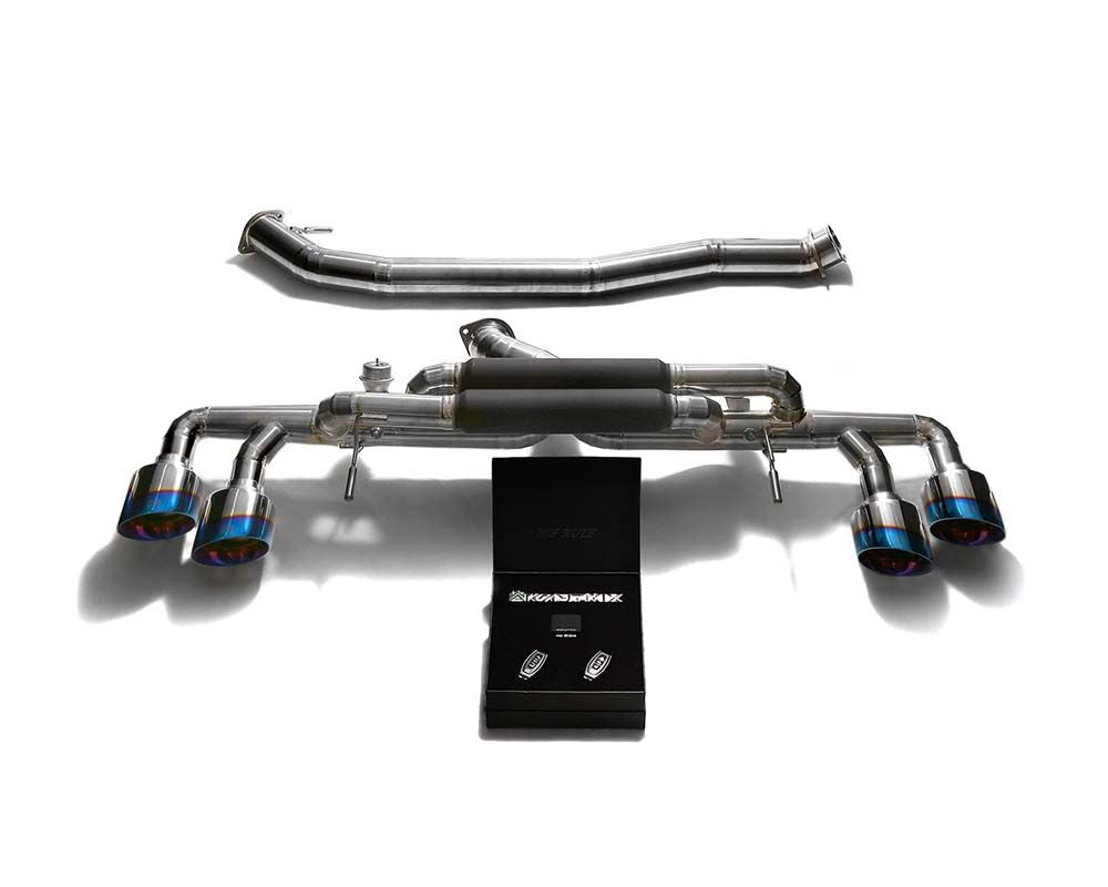 ARMYTRIX Titanium Valvetronic 90mm Race Exhaust System Nissan GT-R R35 2007-2021