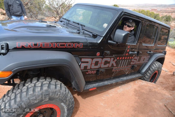 Rock Slide 18-22 Jeep JL 4 Door Step-Slider Skid Plate
