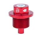 NRG Magnetic Oil Drain Plug M20X1.5 Subaru - Red-1