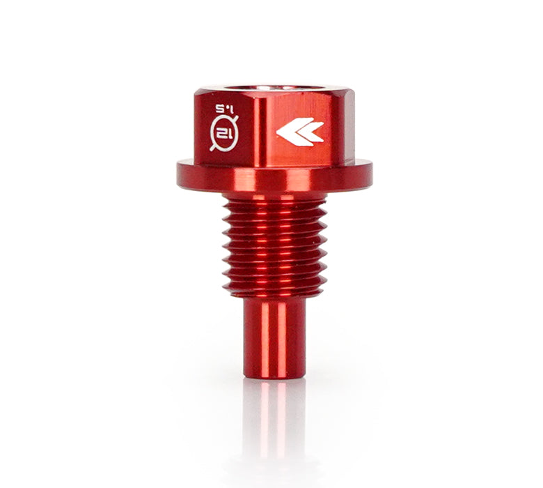 NRG Magnetic Oil Drain Plug M12X1.5 BMW - Red