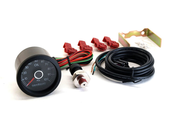 New South Performance Indigo 100 PSI Oil Pressure Gauge | GAU-020