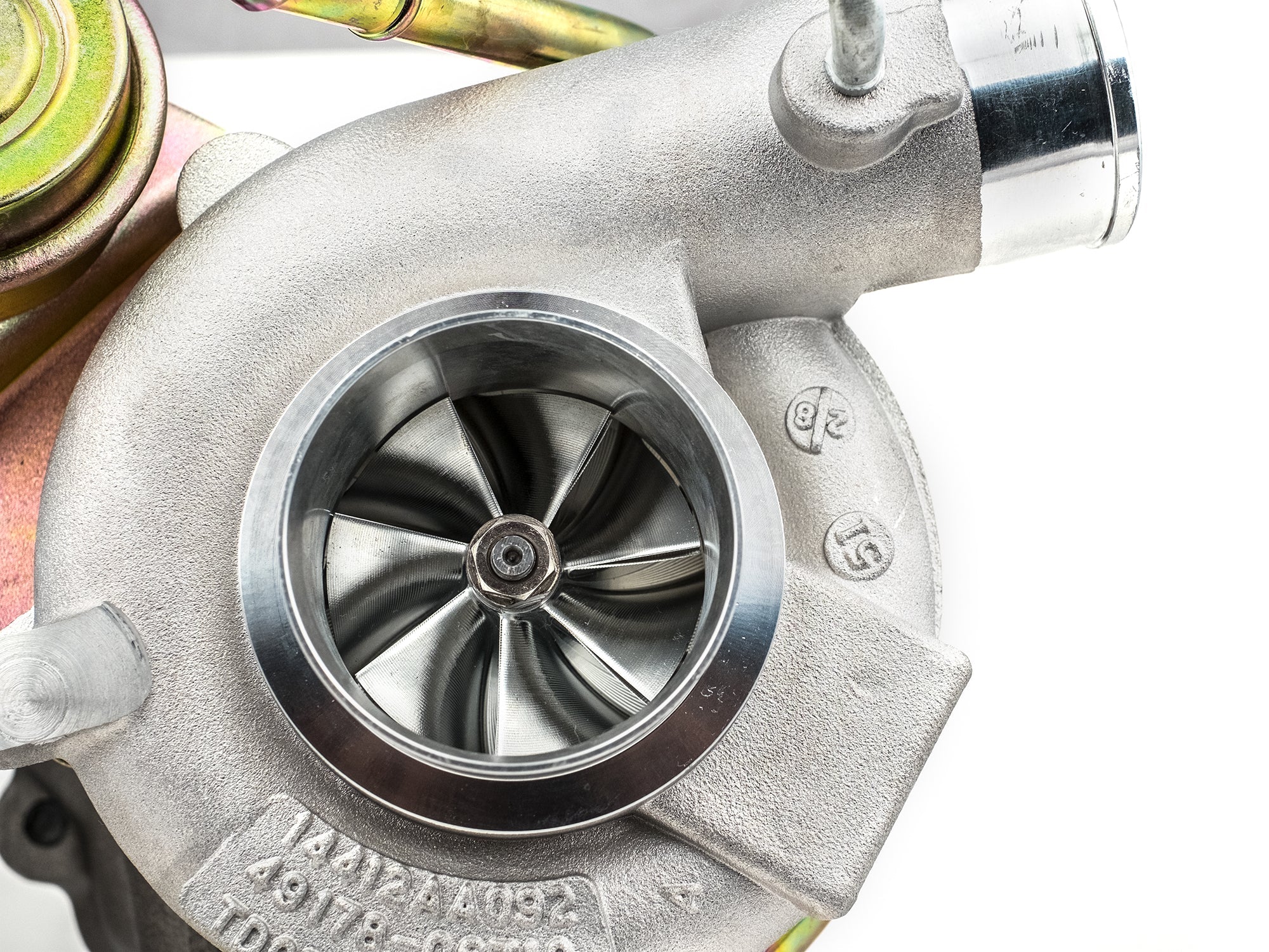 Forced Performance Subaru STi/WRX Blue Turbocharger 58mm CH8 CM Turbine Hsg Internal WG w/Oil Line - 0