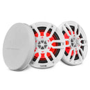 DS18 NXL Series Coaxial Marine Speaker w/ RGB Lights 6.5in 2-Way 100 Watts RMS 4 ohm White-1