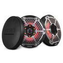 DS18 NXL Series Coaxial Marine Speakers w/ RGB Lights 6.5in 2-Way 100 Watts RMS 4 ohm Black-1