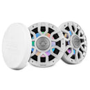 DS18 Marine 6.5in 2-Way 150 Watts RMS 4 ohm Digital LED Lights Bullet Tweeter Covers Included White-1