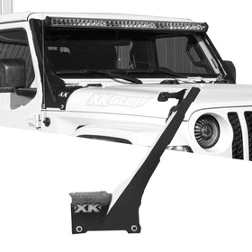 XK Glow Jeep JL JT A-pillar Light Bar Bracket Kit 50-52In
