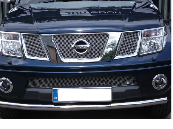 Zunsport Nissan Navara Full Grille Set - Silver finish