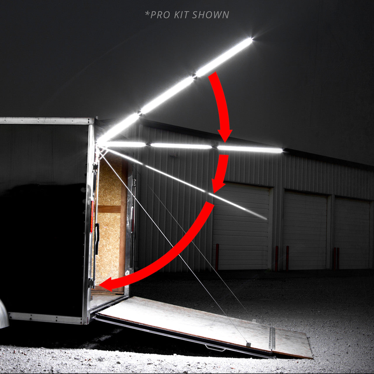 XK Glow Nite Stix Foldable Overhead Light System 5ft - 0