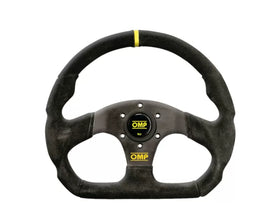 OMP Superquadro Steering Wheel - Small Spokes - Suede (Black)