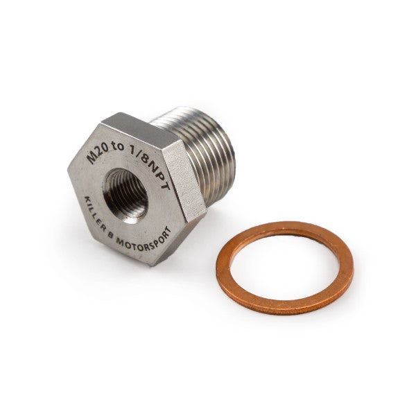 Killer B Oil Temperature Sensor Adapter OEM to 1/8NPT
