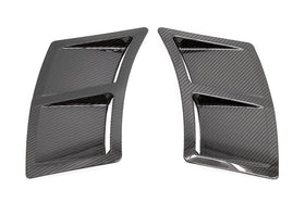 OLM S207 Style Carbon Fiber Bumper Vent Inserts - 2015 WRX STI