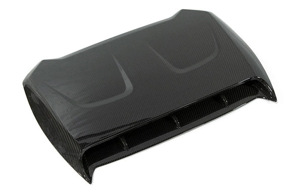 OLM LE Oversize Carbon Fiber Hood Scoop Cover - 2022 WRX
