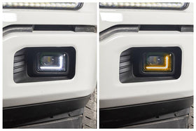 15-20 F150 Fog Lights w/ White or Amber DRL and Turn Signal - OLM