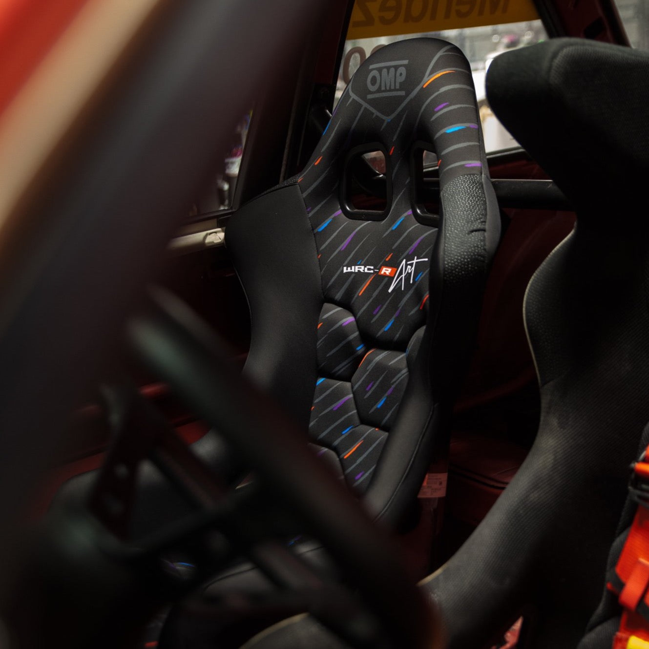 OMP WRC-R SEAT WITH M-RAIN PATTERN