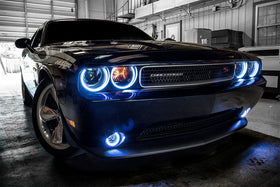 Oracle Dodge Challenger 08-14 LED Fog Halo Kit - White SEE WARRANTY