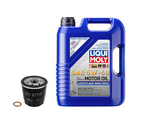 Oil Service Kit - Liqui Moly Leichtlauf High Tech 5w40 - VW / 1.4T / 2013-2018 Jetta