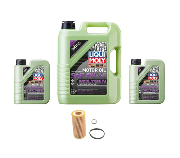 Oil Service Kit - Liqui Moly MolyGen 5w-40 - Audi 2.5T | OSK-Audi-25T