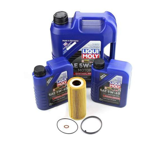 Oil Service Kit - Liqui Moly Leichtlauf High Tech 5w40 - Audi 3.0T & 3.2L V6