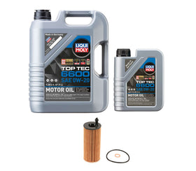 Oil Service Kit - Liqui Moly Engine Oil 0W-20 Top Tec 6600 - B46 & B48 2.0L