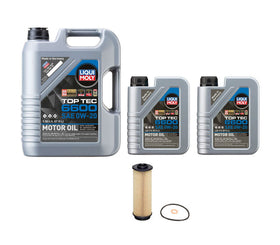 Oil Service Kit - Liqui Moly Engine Oil 0W-20 Top Tec 6600 - B58 3.0L - 0
