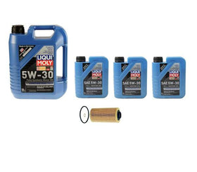Oil Service Kit - Liqui Moly Longtime High Tech 5w-30 - BMW / M60 / M62 / M70 / M73 / S62 / S70